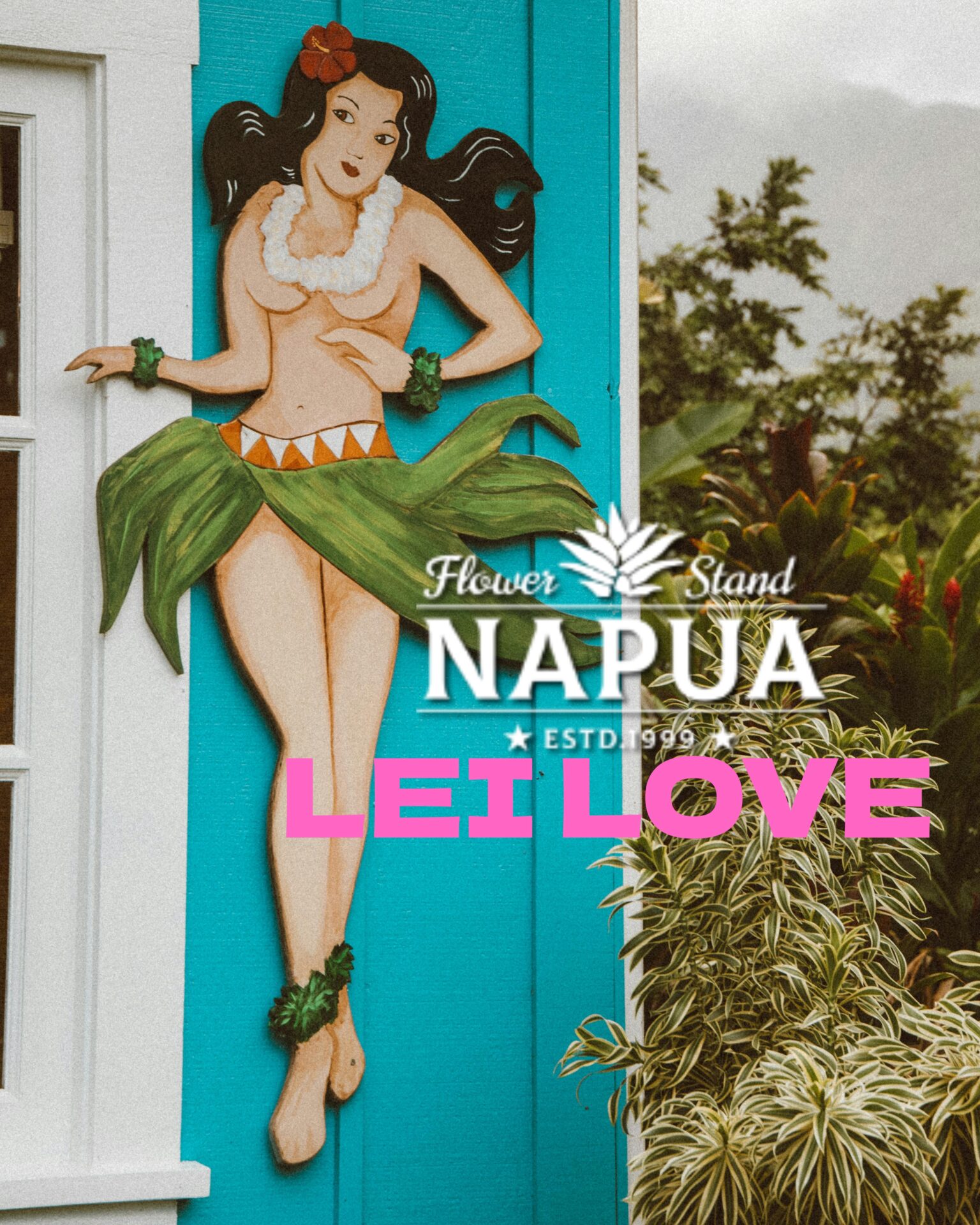 三重県津市 花屋 NaPuA ナプア。 ハワイアンレイ生花　‘ula‘ula